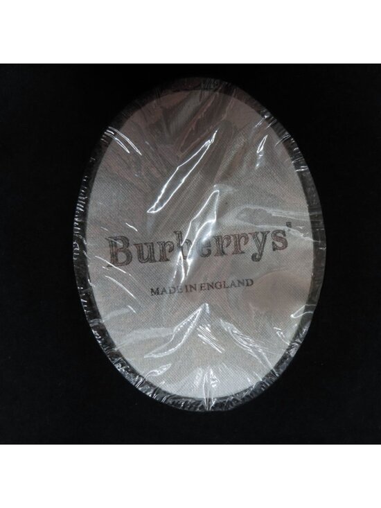 VTG Burberrys Womens Medium M Dark Navy Blue Bowler Derby Hat Made in England main image 5